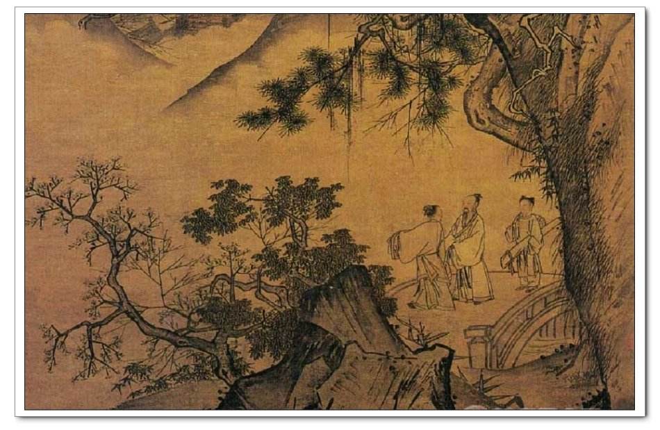 中国传统绘画一向被认为是“德”、“道”的关系