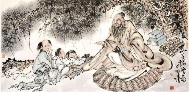 孔子是非常有名的人物，是儒家的祖师爷