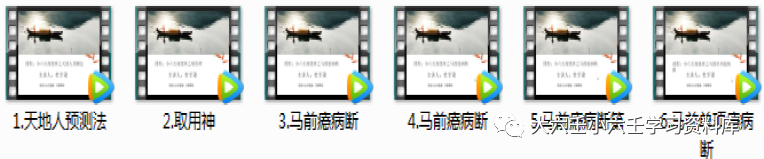 杜宇萧小六壬视频教程命运赋教学视频+资料