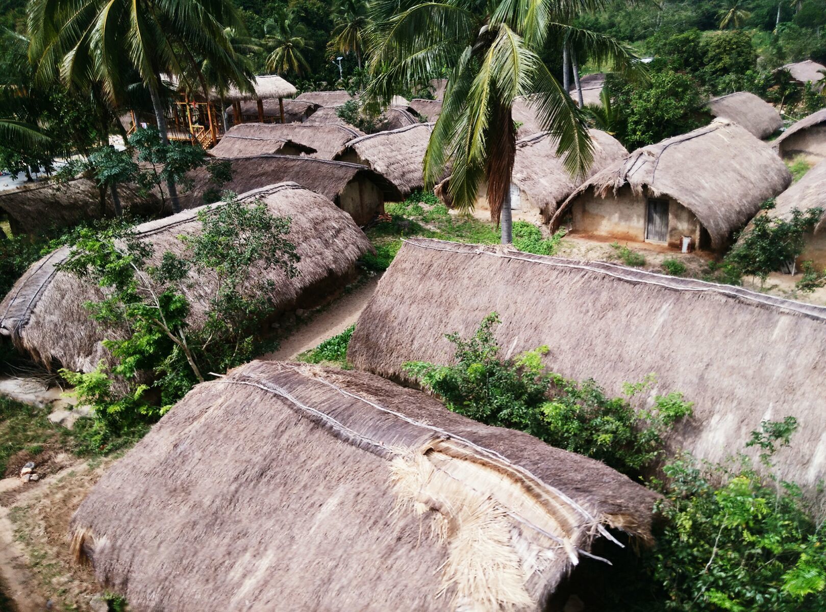 思越木结构|海南黎族传统民居之船形屋